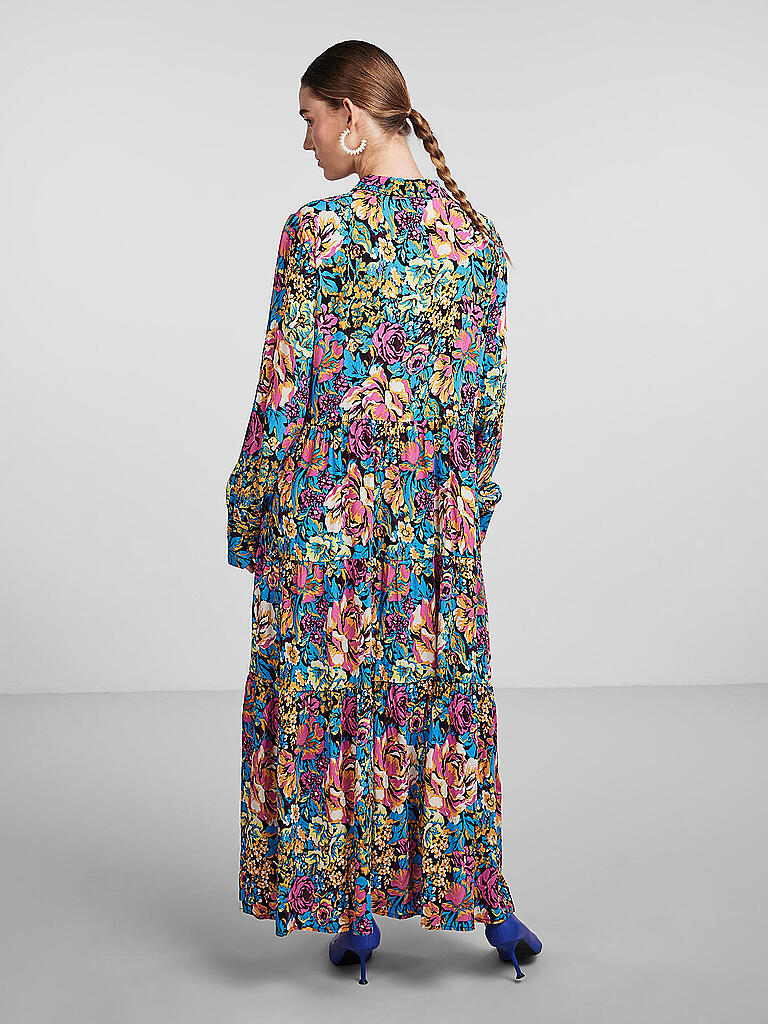YAS | Hemdblusenkleid | blau
