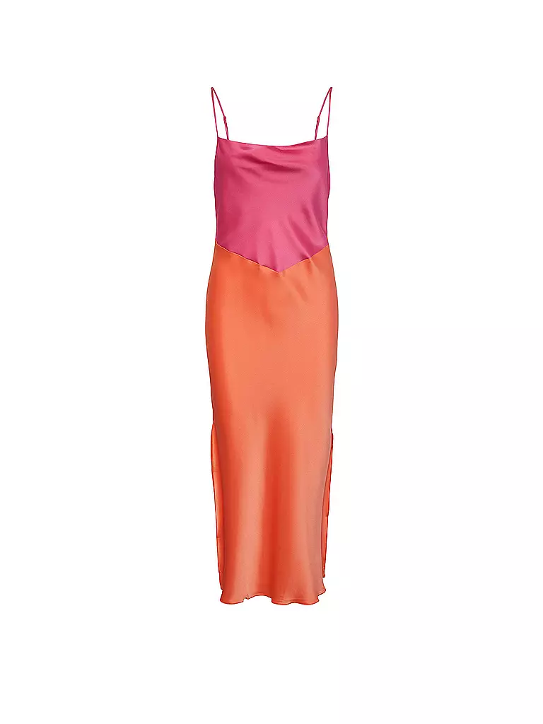 YAS | Midikleid YASDOTTEABLOCK | rosa
