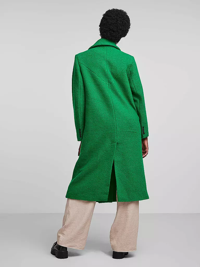 YAS | Wollmantel | grün