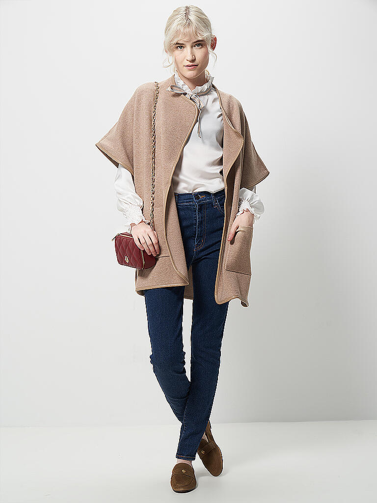 YAYA | Poncho - Cape | beige