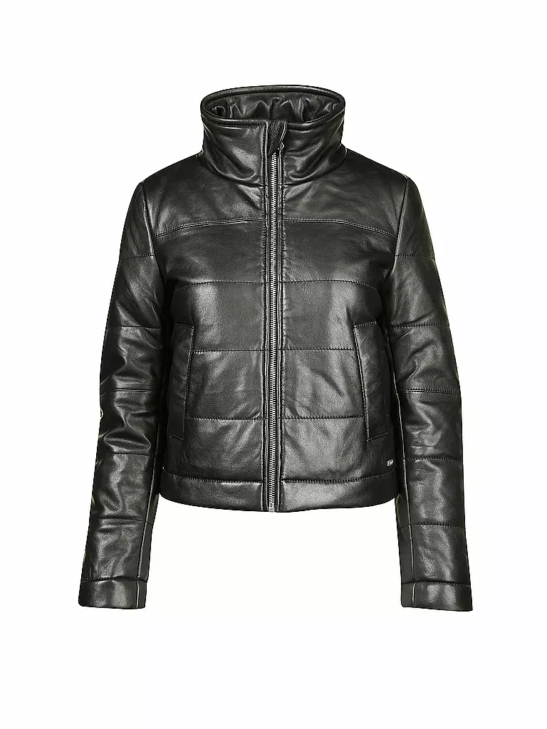 YPS | Lederjacke "Maina" | schwarz