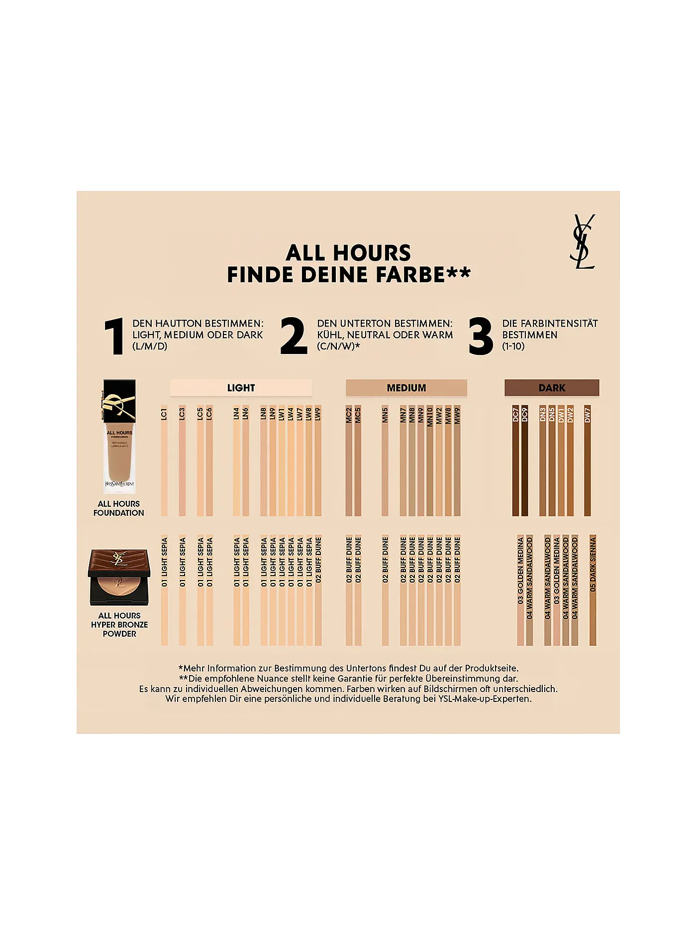 YVES SAINT LAURENT | All Hours Hyper Bronze 03 | hellbraun