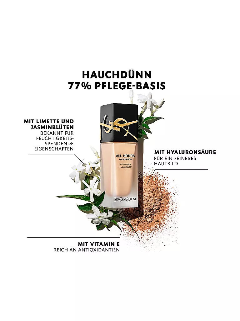 YVES SAINT LAURENT | Encre de Peau - All Hours  Foundation ( DN3 ) | braun