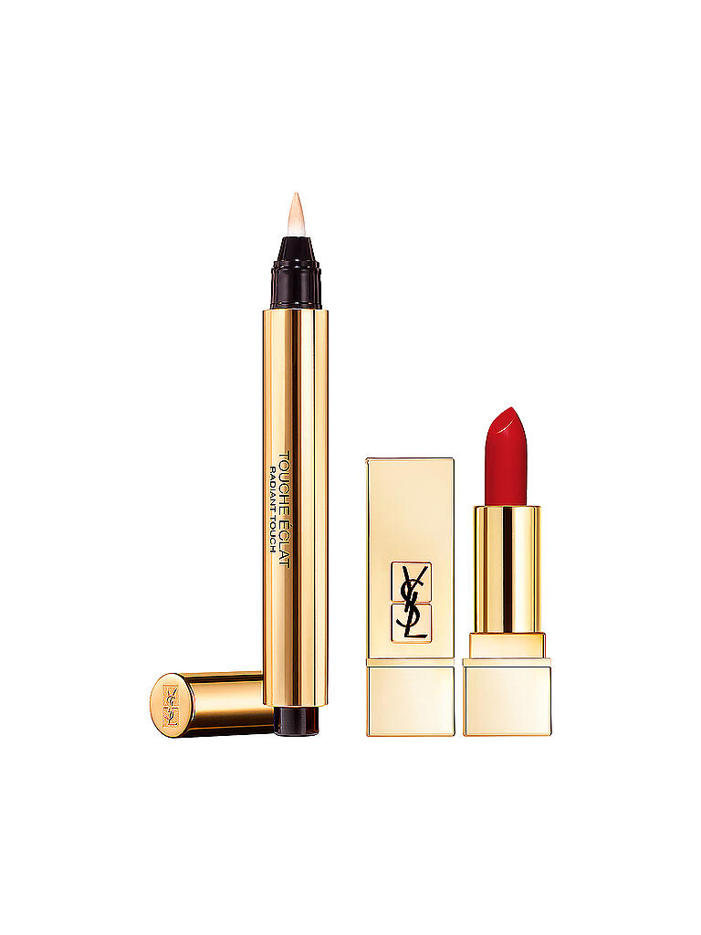 YVES SAINT LAURENT | Geschenkset - Touche Eclat 02 + Mini Rouge Pur Couture 01 Set | keine Farbe