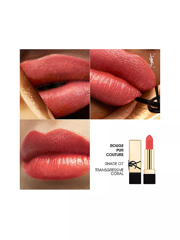 YVES SAINT LAURENT | Lippenstift - Rouge Pur Couture (O7) | dunkelrot