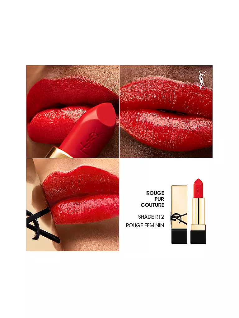 YVES SAINT LAURENT | Lippenstift - Rouge Pur Couture (R12) | dunkelrot