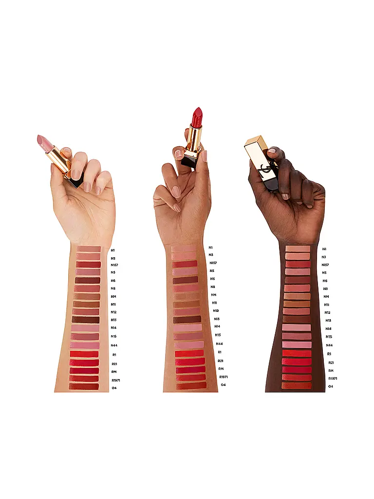 YVES SAINT LAURENT | Lippenstift - Rouge Pur Couture Lippenstift (Nr. N6 - Unshy Cacao) | dunkelrot