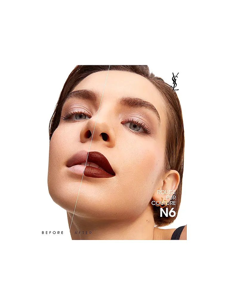 YVES SAINT LAURENT | Lippenstift - Rouge Pur Couture Lippenstift (Nr. N6 - Unshy Cacao) | dunkelrot