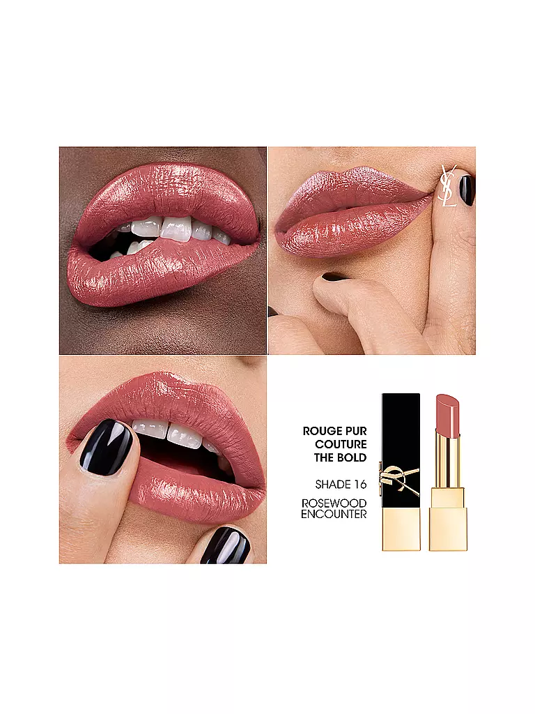 YVES SAINT LAURENT | Lippenstift - Rouge Pur Couture The Bold Nude (16 Rosewood)  | rosa