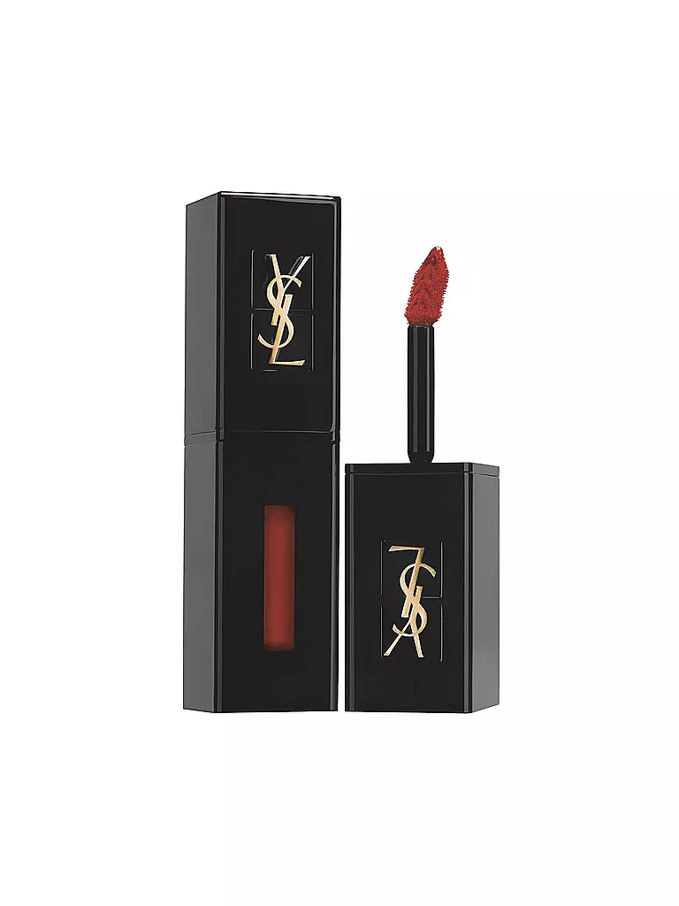 YVES SAINT LAURENT | Lippenstift - Vernis Á Levres Vinyl Cream (416 Psychedelic Chili) | dunkelrot