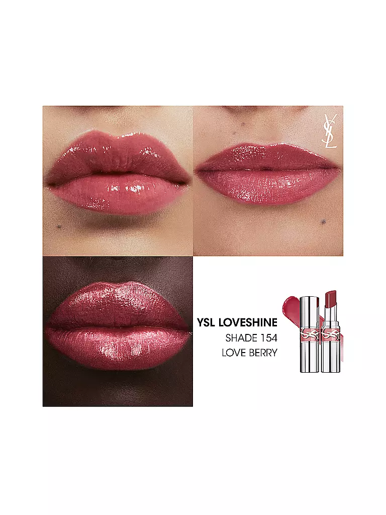 YVES SAINT LAURENT | Loveshine Lippenstift (154 Pink in Shine) | beere