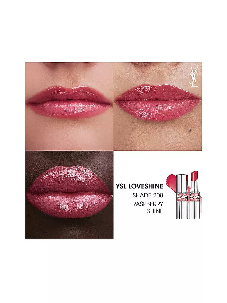 YVES SAINT LAURENT | Loveshine Lippenstift (208 Pink Kiss) | pink