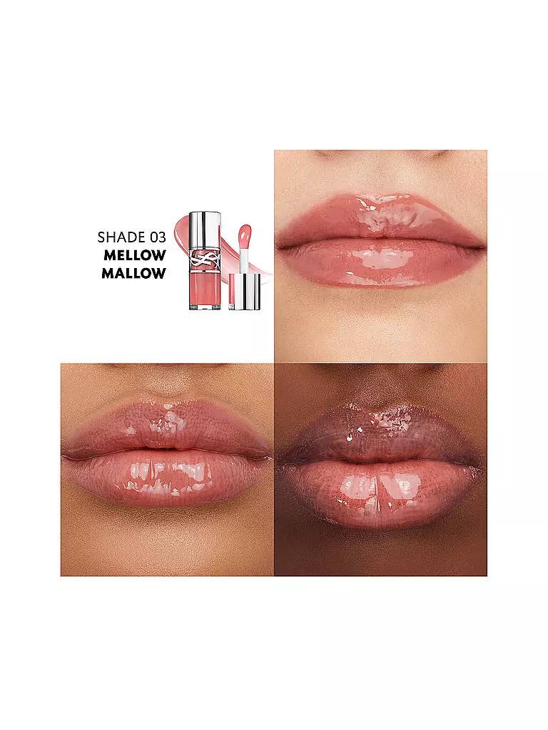 YVES SAINT LAURENT | Loveshine Plumping Lip Oil Gloss (3 Mellow Mallow) | rosa