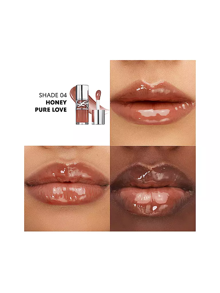 YVES SAINT LAURENT | Loveshine Plumping Lip Oil Gloss (4 Honey Love) | rosa