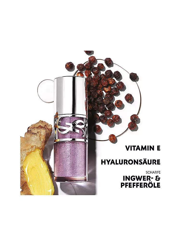 YVES SAINT LAURENT | Loveshine Plumping Lip Oil Gloss (6 Espresso Stardust) | dunkelrot