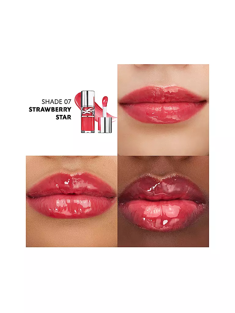YVES SAINT LAURENT | Loveshine Plumping Lip Oil Gloss (7 Strawberry Star) | rot