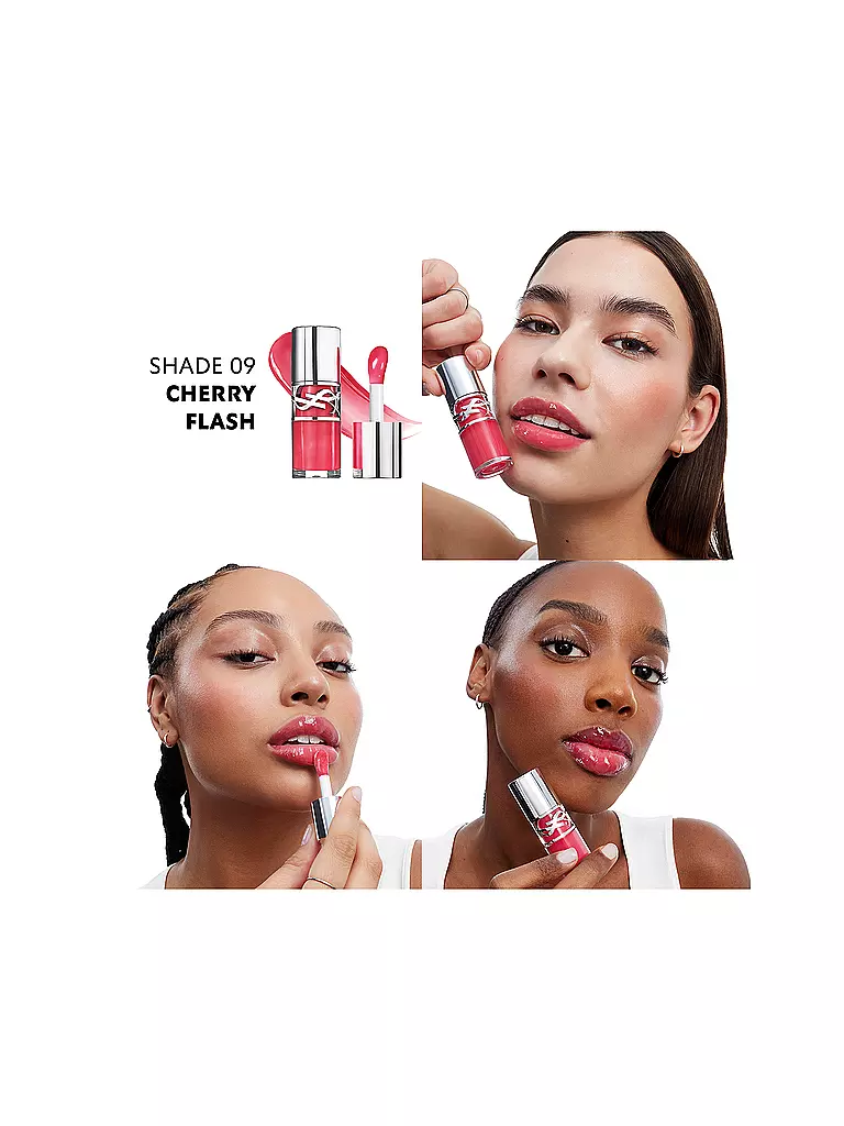 YVES SAINT LAURENT | Loveshine Plumping Lip Oil Gloss (9 Cherry Flash) | rot