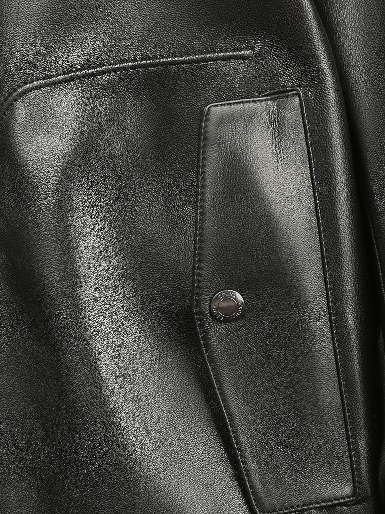 Z-ZEGNA | Lederjacke - Lederblouson | schwarz