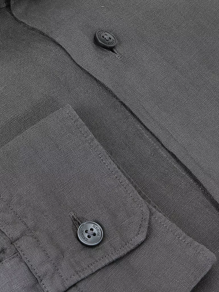Z-ZEGNA | Leinenhemd Regular Fit  | grün