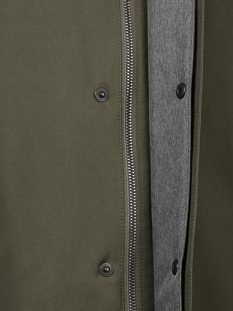 Z-ZEGNA | Mantel - Trenchcoat Microthin | grün