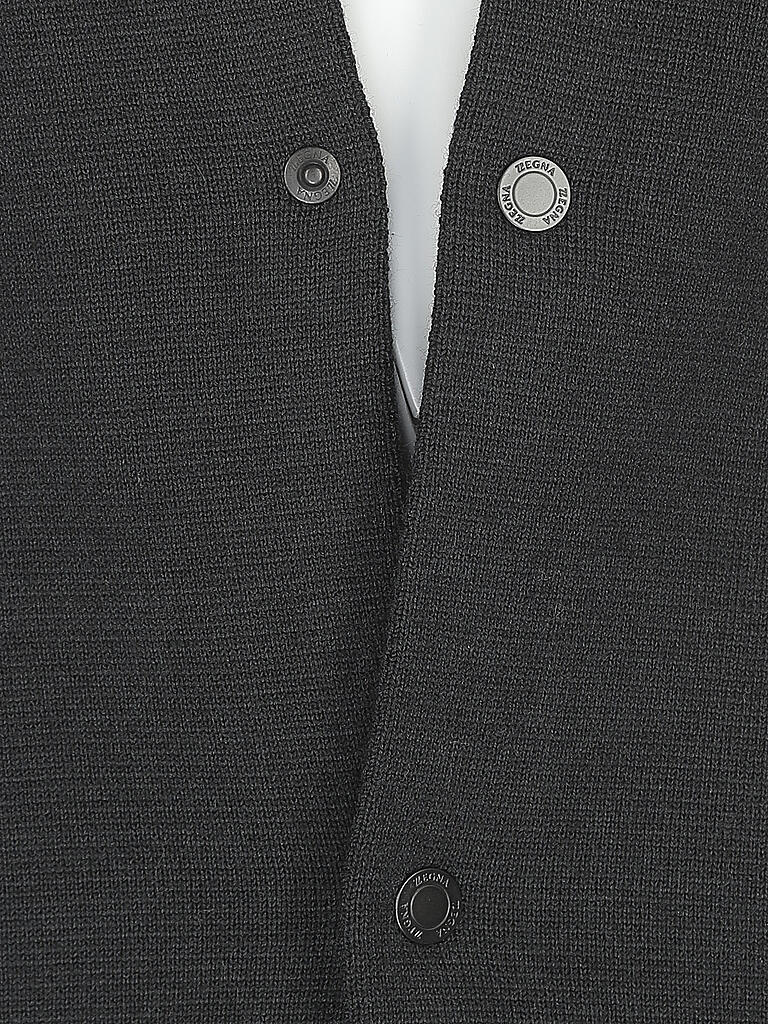 Z-ZEGNA | Overshirt - Strickjacke | schwarz