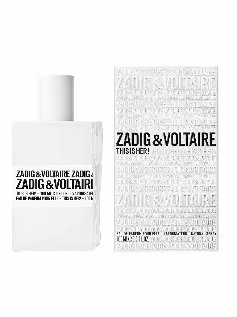 ZADIG & VOLTAIRE This is Her! Eau de Parfum Vaporisateur 100ml