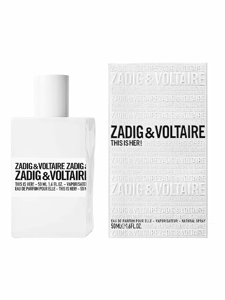 ZADIG & VOLTAIRE | This is Her! Eau de Parfum Vaporisateur 50ml | keine Farbe