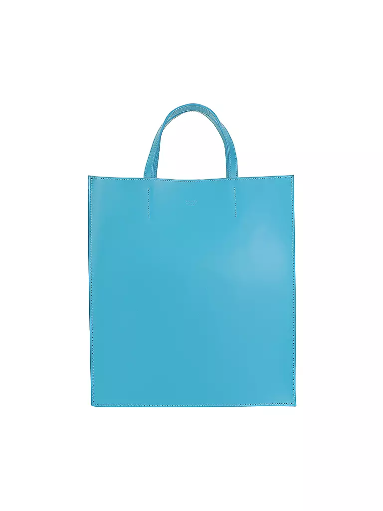 ZAMT | Ledertasche - Tote Bag FINCH | hellblau