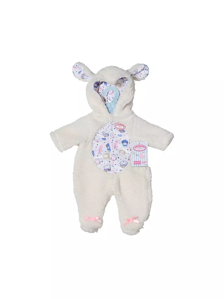 ZAPF CREATION | Baby Annabell Kuschelanzug Schaf 43cm | keine Farbe