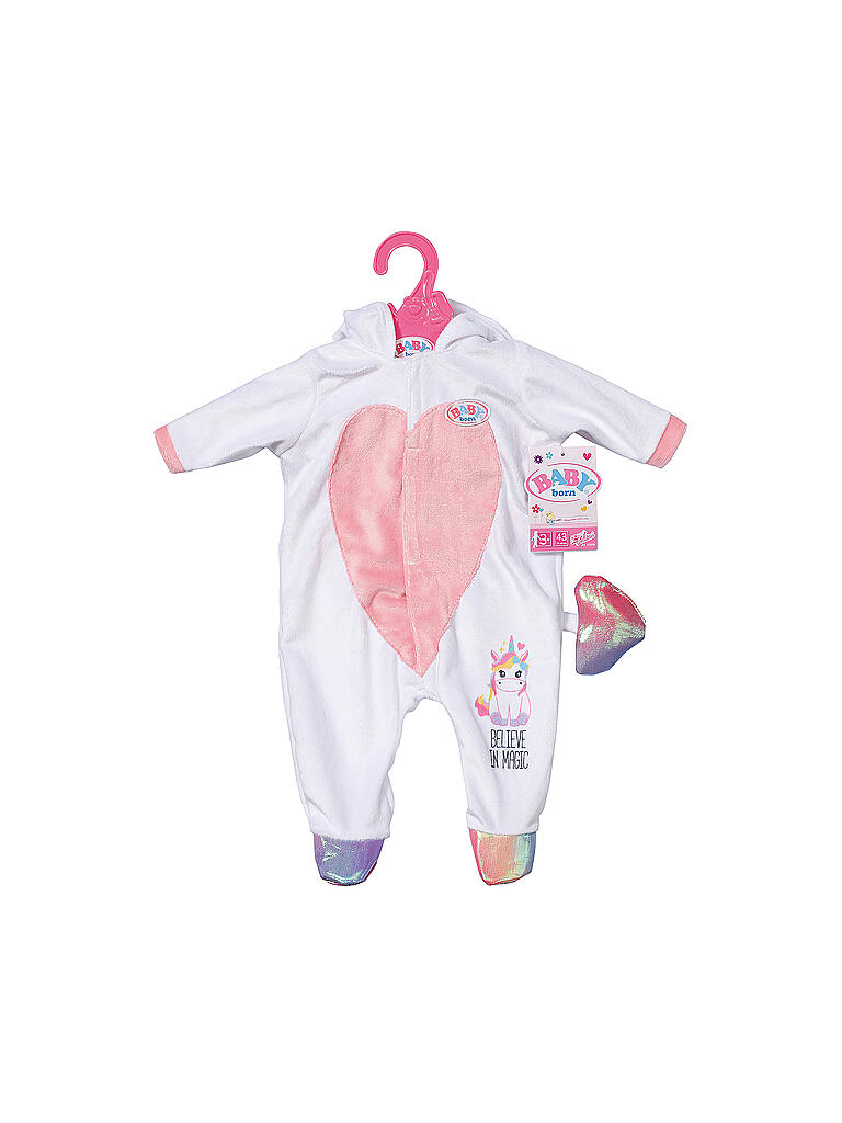 ZAPF CREATION | BABY BORN - EINHORN KUSCHELANZUG 43CM | keine Farbe
