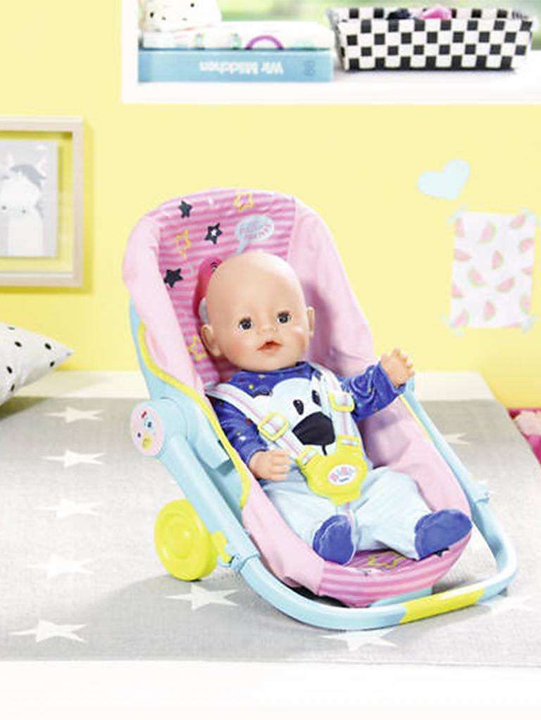ZAPF CREATION | Baby Born - Schalensitz mit Rädern | keine Farbe