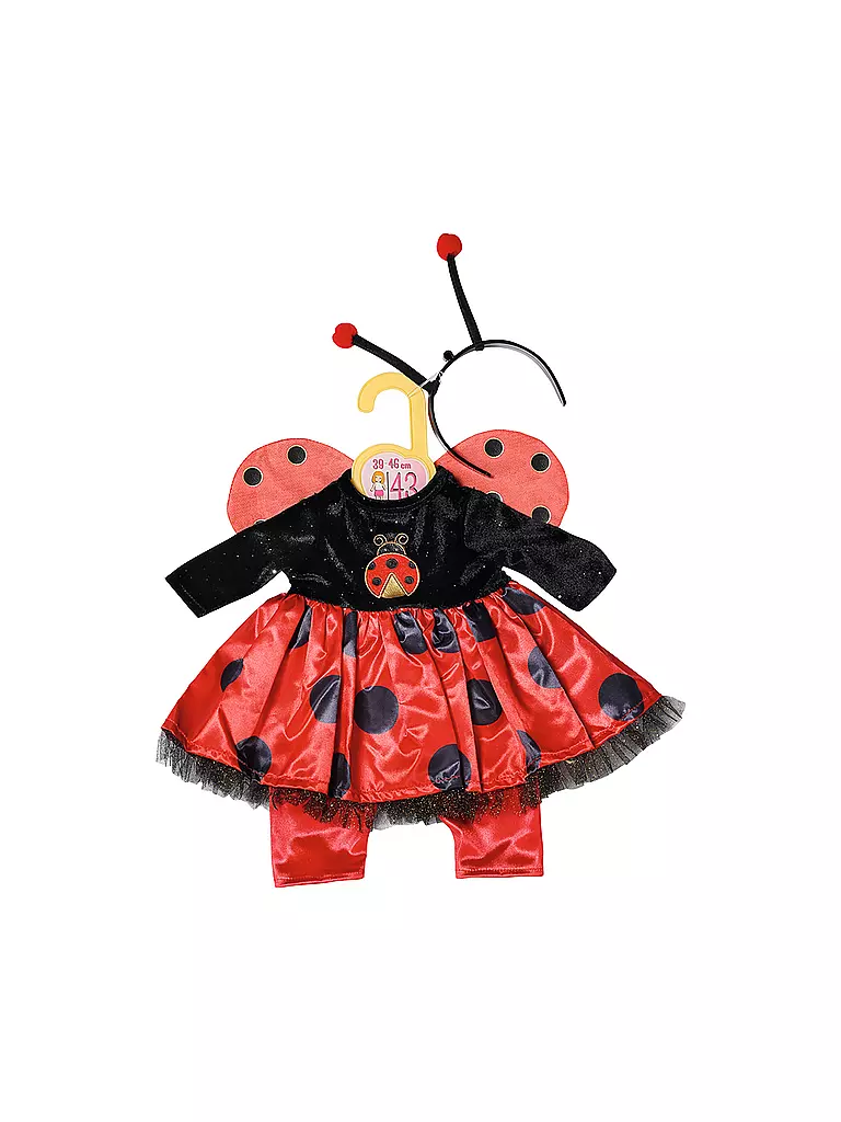 ZAPF CREATION | Dolly Moda Kleid+Hose+Mü Marienkäfer 43cm | keine Farbe