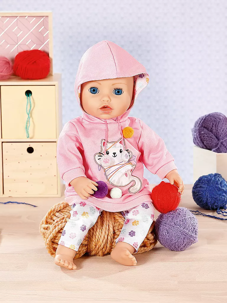 ZAPF CREATION | Dolly Moda Outfit mit Kätzchen | keine Farbe