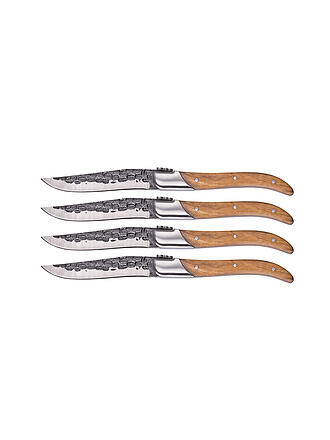 ZASSENHAUS | Steakmesser BULL 4er-Set Olivenholz