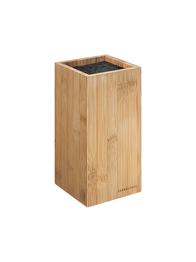 ZASSENHAUS Bambus-Messerblock 23cm braun