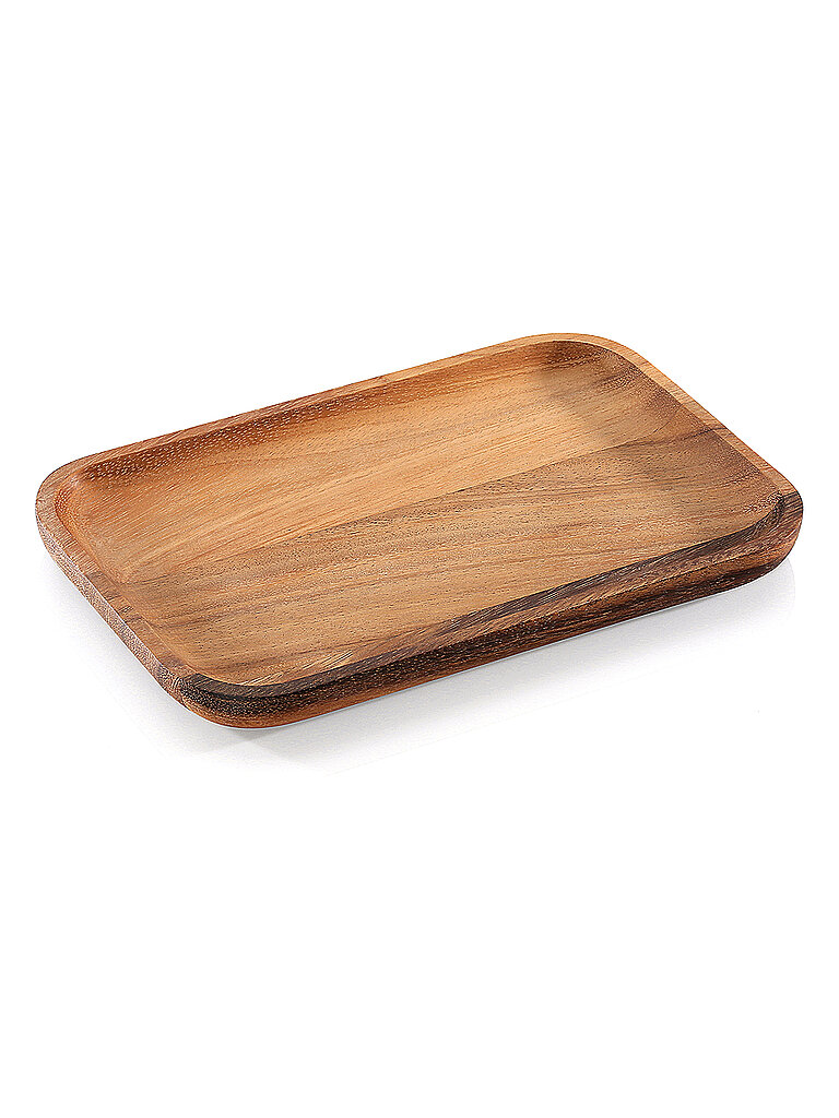 ZASSENHAUS Holzbrett - Snackplatte, Akazie 26×17 cm braun