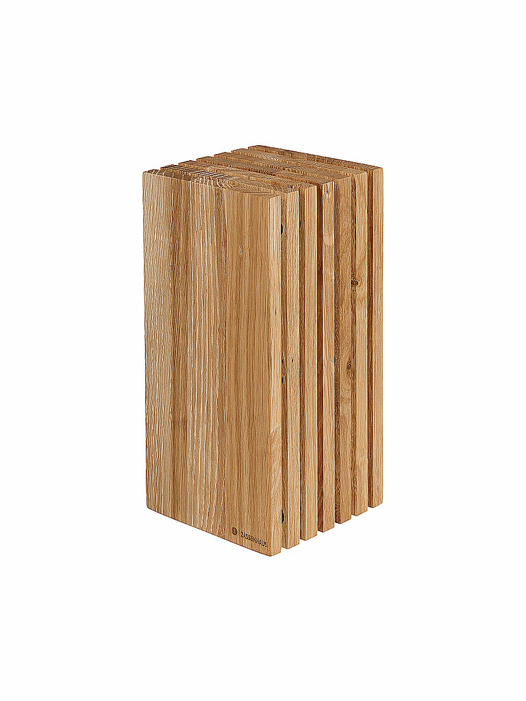 ZASSENHAUS Messerblock 13x26cm Eiche braun