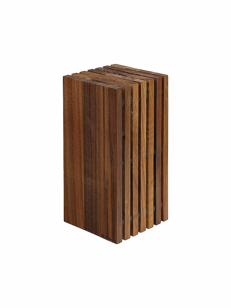 Messerblock Küchenmesser Nussbaum 13 x 13 x 27 cm - Zassenhaus
