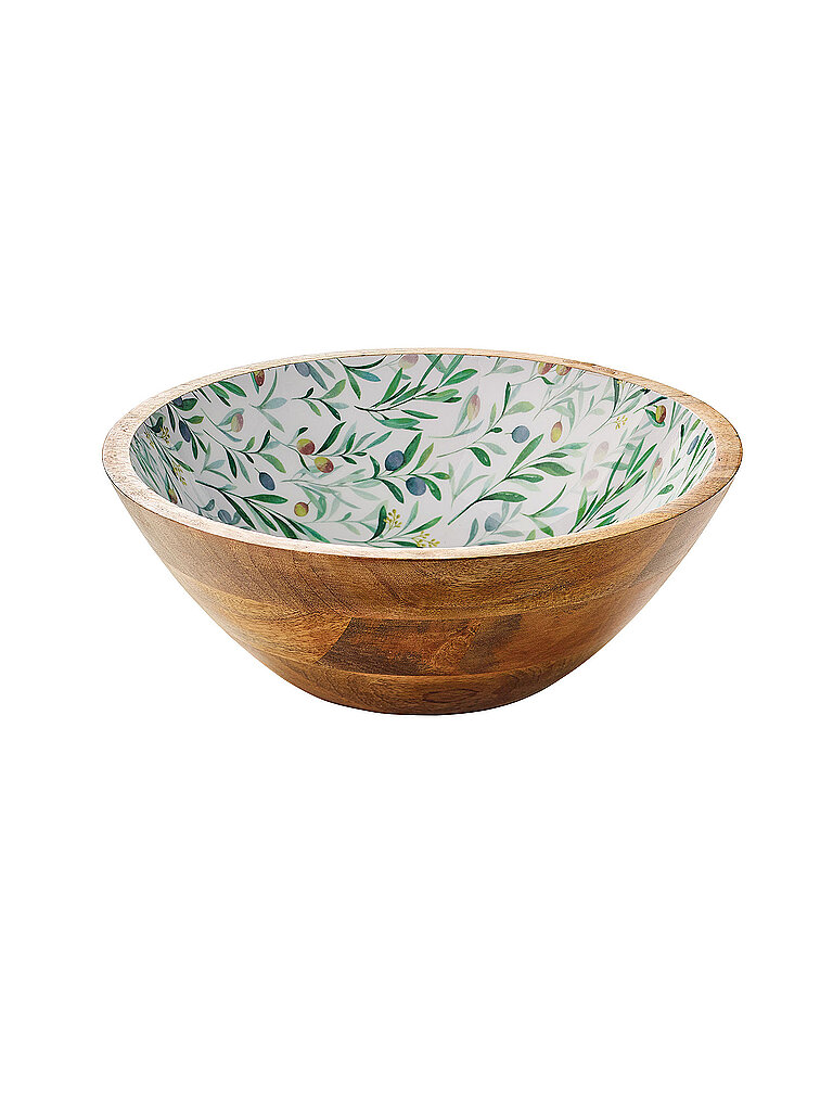 ZASSENHAUS Schüssel 30cm OLIVE MANGO Gel/Gruen  bunt