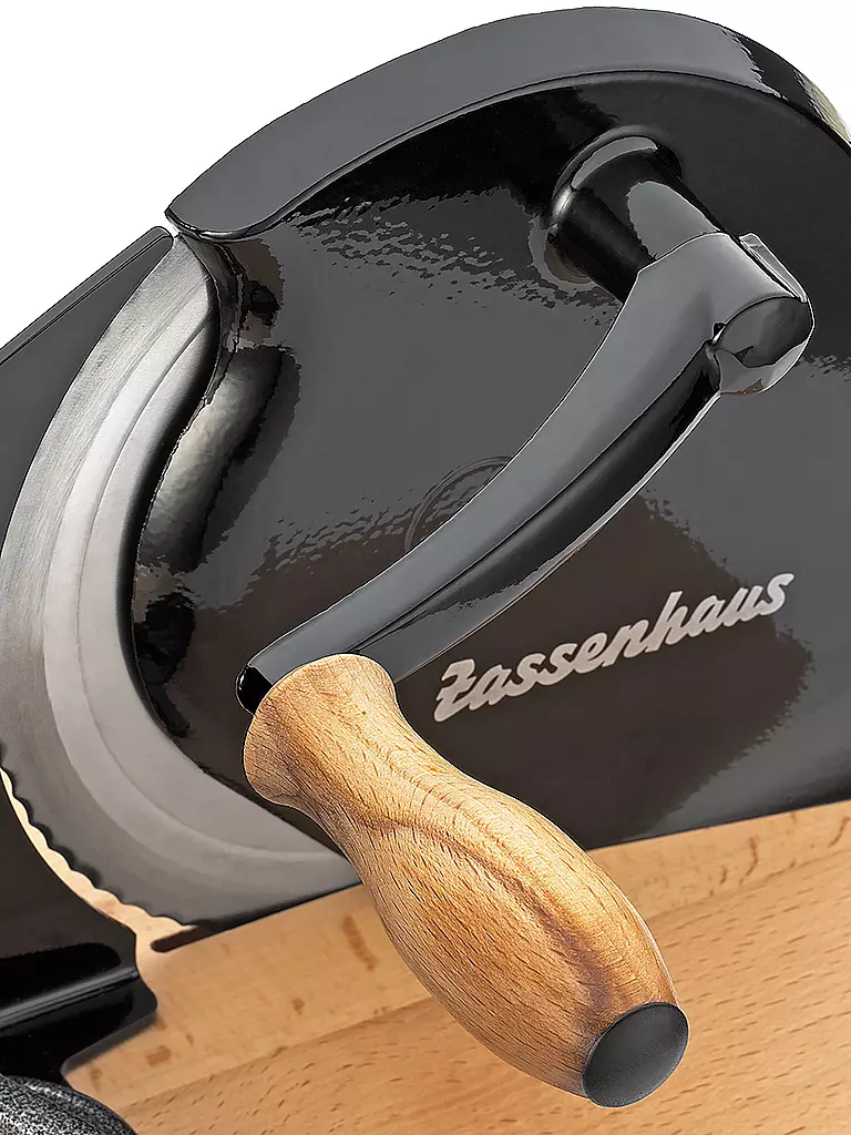 ZASSENHAUS | Brotschneidemaschine Classic Schwarz | schwarz