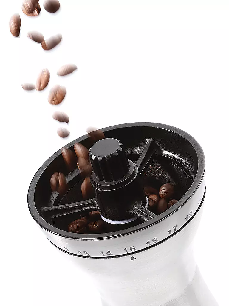ZASSENHAUS | Kaffeemühle "Manaos" 25cm | silber