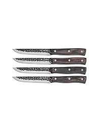 ZASSENHAUS | Steakmesser Set 4tlg. HUNTER Pakkaholz  | braun