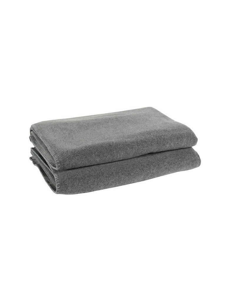 ZOEPPRITZ Softfleece-Decke 160x200cm (medium grey) grau