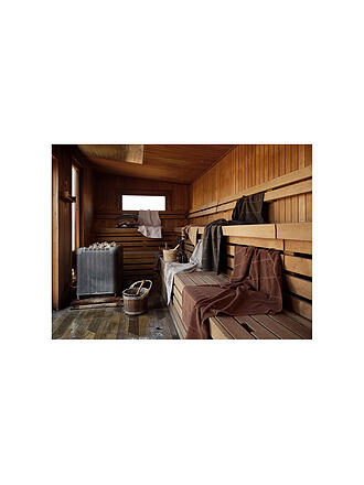 ZONE DENMARK | Duschtuch SAUNA 70x140cm Softgrey/ Eucalypzus/Terracotta