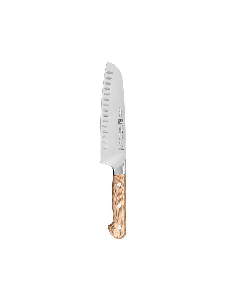 ZWILLING Santokumesser mit Kullen Pro Cornelia Poletto (Steineiche) 18cm braun