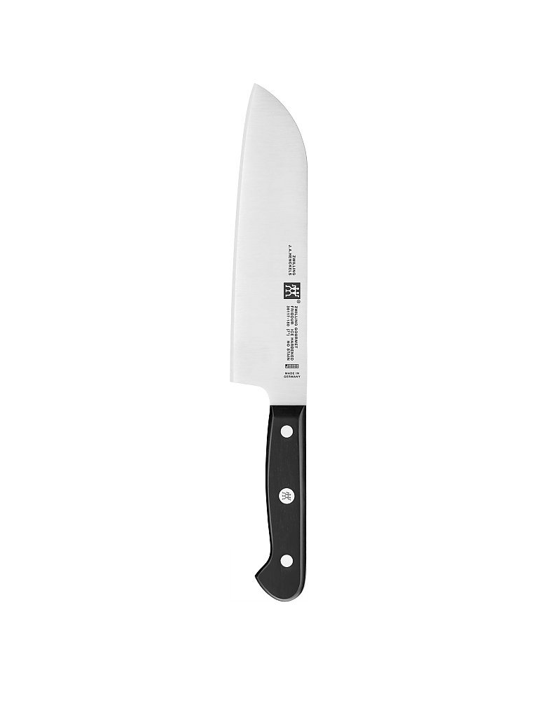 ZWILLING Santokumesser Gourmet 18cm schwarz