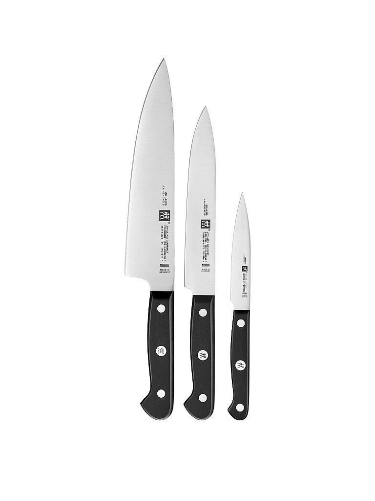 ZWILLING Messer-Set 3-tlg. Gourmet  schwarz