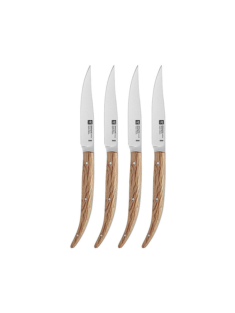 ZWILLING Steakmesser Set 4tlg Holmoak braun – ZWILLING