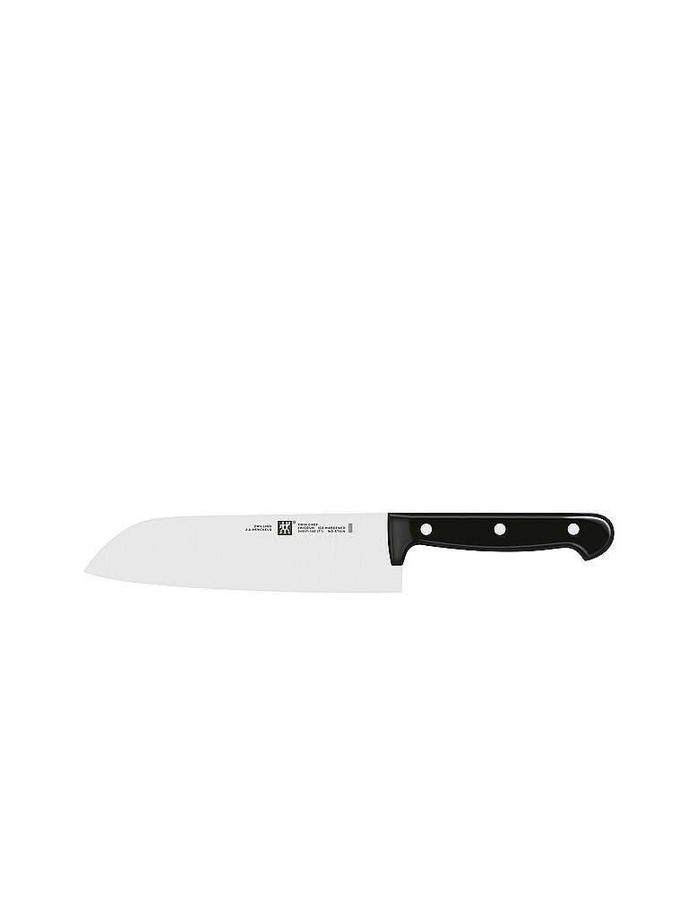 ZWILLING Santokumesser 18cm TWIN-CHEF Schwarz schwarz