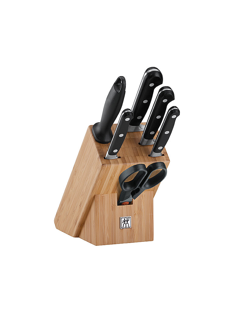 ZWILLING Messerblock Set 7tlg. PROFESSIONAL S  Bambus braun – ZWILLING